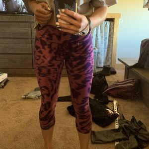 Purple Nike Athletic Leggings
